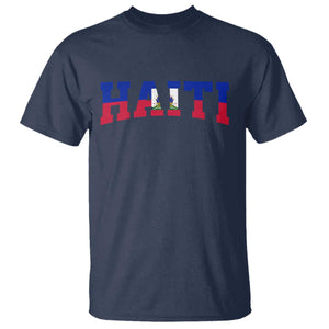 Vintage Haiti T Shirt Varsity Haitian Flag Classic Haitian Pride College Style