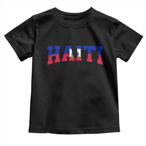 Vintage Haiti Toddler T Shirt Varsity Haitian Flag Classic Haitian Pride College Style