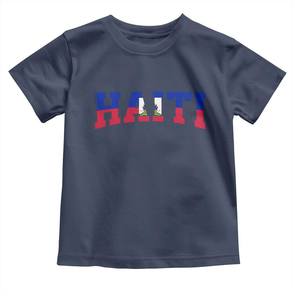 Vintage Haiti Toddler T Shirt Varsity Haitian Flag Classic Haitian Pride College Style