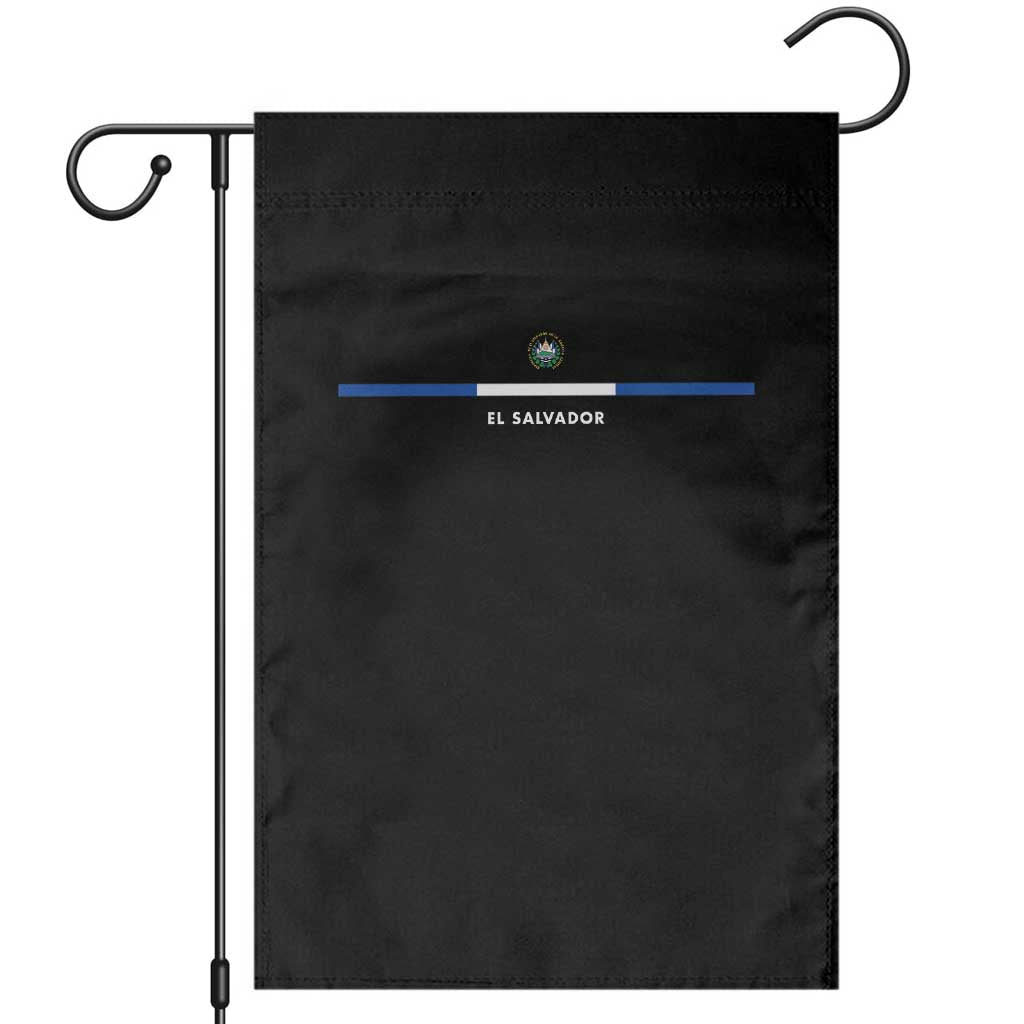 El Salvador Garden Flag Vintage Salvadoran Flag Independence Day TS10 Black Print Your Wear