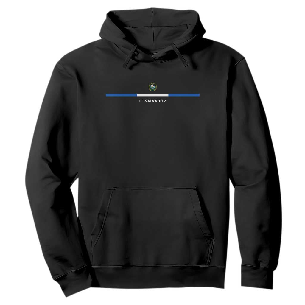 El Salvador Hoodie Vintage Salvadoran Flag Independence Day TS10 Black Print Your Wear