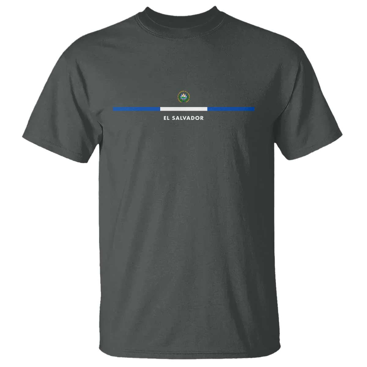 El Salvador T Shirt Vintage Salvadoran Flag Independence Day TS10 Dark Heather Print Your Wear