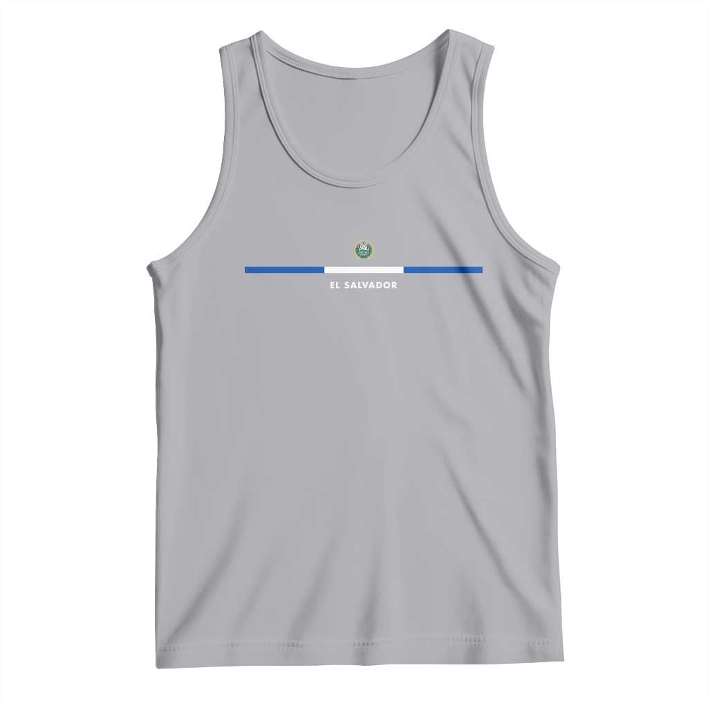 El Salvador Tank Top Vintage Salvadoran Flag Independence Day TS10 Athletic Heather Print Your Wear