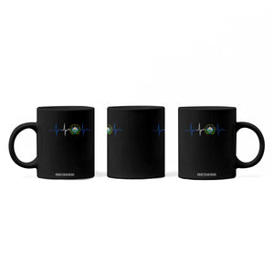 El Salvador Coffee Mug Vintage Salvadoran Flag Heartbeat Independence Day TS10 Print Your Wear