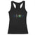El Salvador Racerback Tank Top Vintage Salvadoran Flag Heartbeat Independence Day TS10 Black Print Your Wear