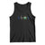 El Salvador Tank Top Vintage Salvadoran Flag Heartbeat Independence Day TS10 Black Print Your Wear