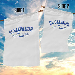 Vintage El Salvador Map Garden Flag Salvadoran Independence Day Jersey Letters TS10 Print Your Wear