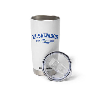 Vintage El Salvador Map Tumbler Cup Salvadoran Independence Day Jersey Letters TS10 Print Your Wear