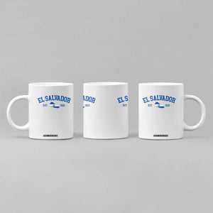 Vintage El Salvador Map Coffee Mug Salvadoran Independence Day Jersey Letters TS10 Print Your Wear