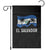 El Salvador Flag Garden Flag Salvadoran Pride Torogoz Bird Palm Tree Volcano TS10 Black Print Your Wear