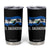 El Salvador Flag Tumbler Cup Salvadoran Pride Torogoz Bird Palm Tree Volcano TS10 Black Print Your Wear