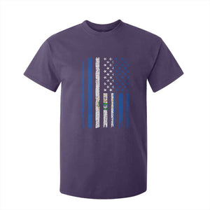 Salvadoran America Flag T Shirt For Kid El Salvador USA Patriotic TS10 Purple Print Your Wear