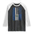 Salvadoran America Flag Raglan Shirt El Salvador USA Patriotic TS10 Black White Print Your Wear