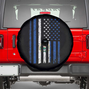 Salvadoran America Flag Spare Tire Cover El Salvador USA Patriotic TS10 Black Print Your Wear