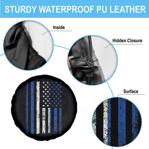 Salvadoran America Flag Spare Tire Cover El Salvador USA Patriotic TS10 Print Your Wear