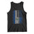 Salvadoran America Flag Tank Top El Salvador USA Patriotic TS10 Black Print Your Wear