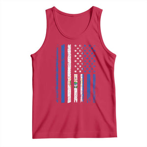 Salvadoran America Flag Tank Top El Salvador USA Patriotic TS10 Red Print Your Wear