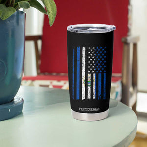 Salvadoran America Flag Tumbler Cup El Salvador USA Patriotic TS10 Print Your Wear