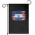 El Salvador American Flag Garden Flag Distressed Grunge USA Salvadoran Pride TS10 Black Print Your Wear