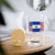 El Salvador American Flag Glass Can Distressed Grunge USA Salvadoran Pride TS10 Print Your Wear