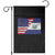 El Salvador American Flag Garden Flag Salvadoran USA Pride Heritage Roots TS10 Black Print Your Wear