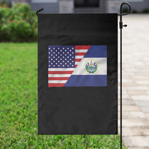 El Salvador American Flag Garden Flag Salvadoran USA Pride Heritage Roots TS10 Print Your Wear