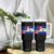 El Salvador American Flag Tumbler With Handle Salvadoran USA Pride Heritage Roots TS10 Print Your Wear