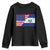 El Salvador American Flag Youth Sweatshirt Salvadoran USA Pride Heritage Roots TS10 Black Print Your Wear