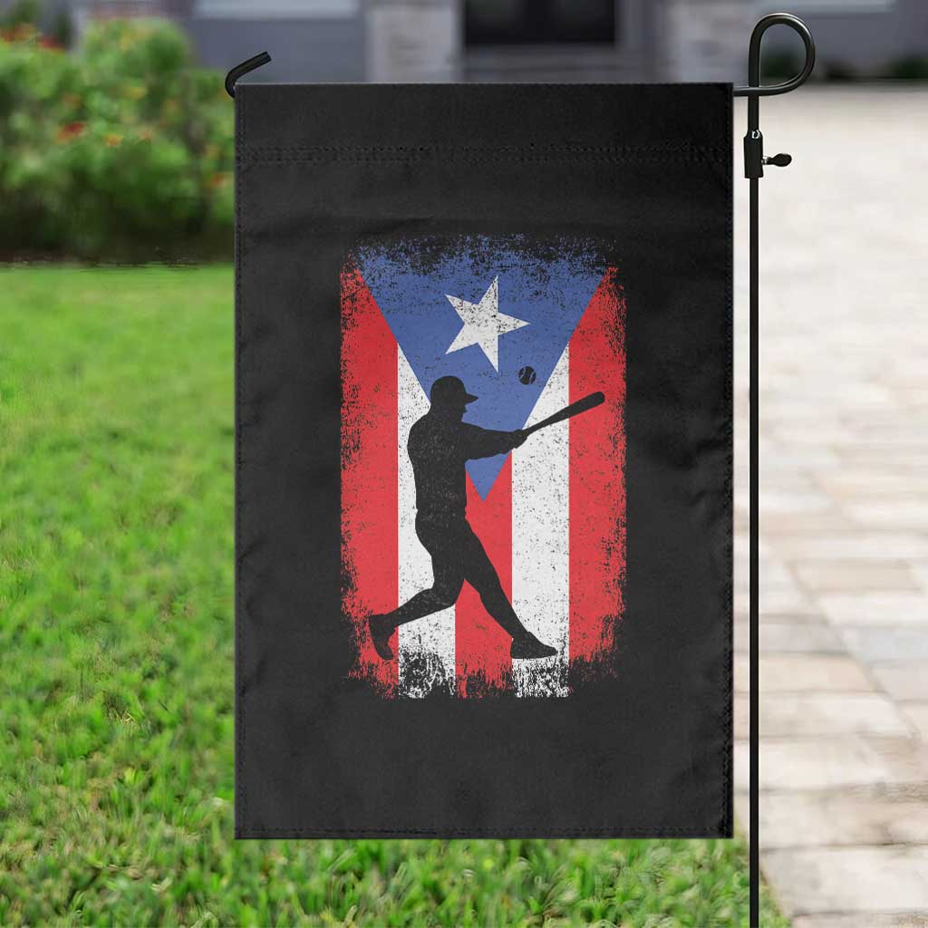 Puerto Rico Flag Baseball Garden Flag Cool Distressed Jersey Gift Boricua Boys TS10 Print Your Wear