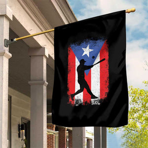Puerto Rico Flag Baseball Garden Flag Cool Distressed Jersey Gift Boricua Boys TS10 Print Your Wear