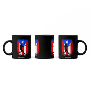 Puerto Rico Flag Baseball Coffee Mug Cool Distressed Jersey Gift Boricua Boys TS10 Print Your Wear