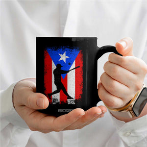 Puerto Rico Flag Baseball Coffee Mug Cool Distressed Jersey Gift Boricua Boys TS10 Print Your Wear