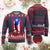 Puerto Rico Flag Baseball Knit Sweatshirt Cool Distressed Jersey Gift Boricua Boys TS10 Burgundy Print Your Wear
