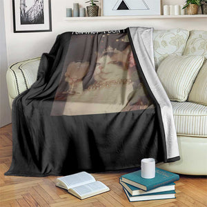 Cat Meme Throw Blanket Fun Fact I Dont Care Funny Saying Quote TS10 Print Your Wear