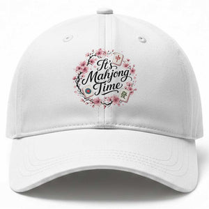 Mahjong Baseball Cap Floral Mah Jongg