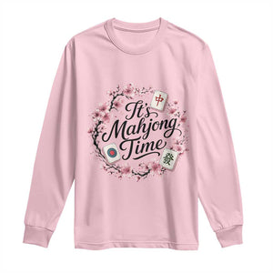 Mahjong Long Sleeve Shirt Floral Mah Jongg