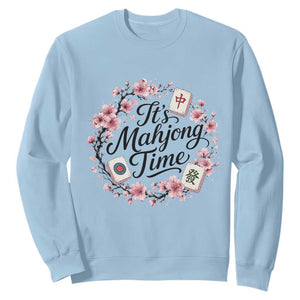Mahjong Sweatshirt Floral Mah Jongg