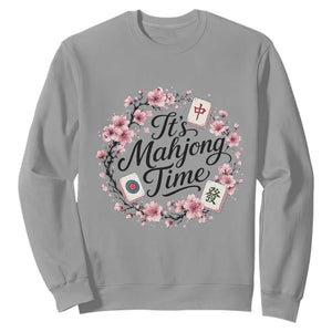 Mahjong Sweatshirt Floral Mah Jongg