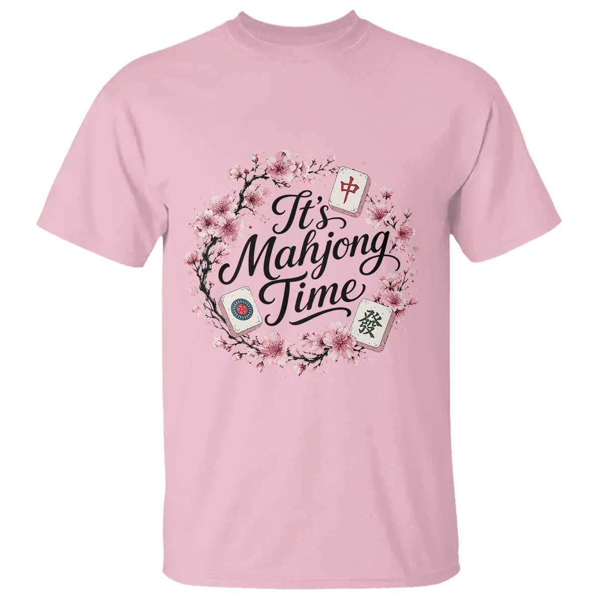 Mahjong T Shirt Floral Mah Jongg