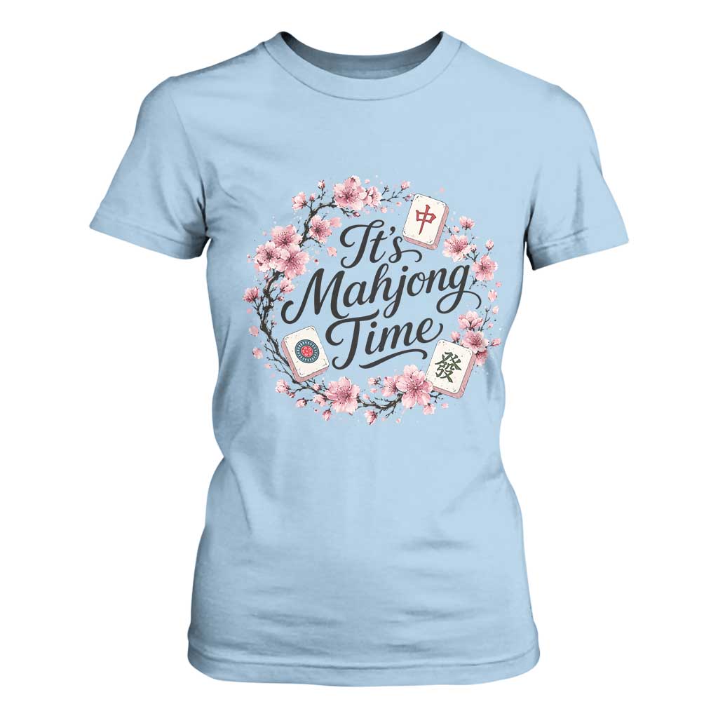 Mahjong T Shirt For Women Floral Mah Jongg
