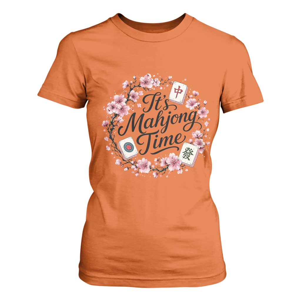 Mahjong T Shirt For Women Floral Mah Jongg