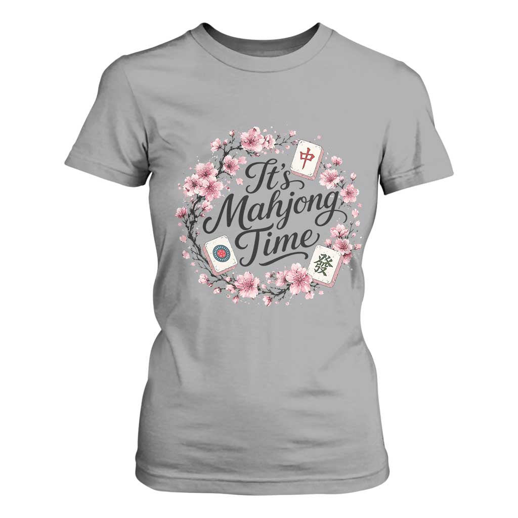 Mahjong T Shirt For Women Floral Mah Jongg