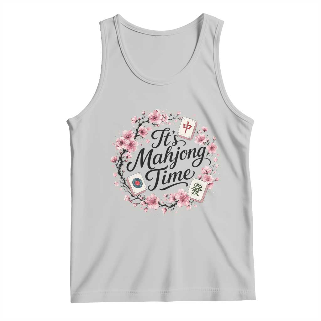Mahjong Tank Top Floral Mah Jongg