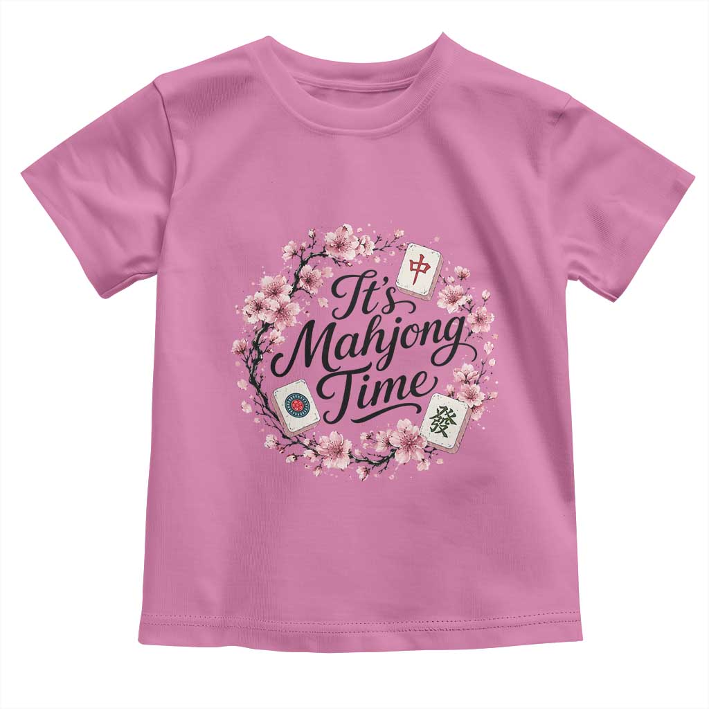 Mahjong Toddler T Shirt Floral Mah Jongg