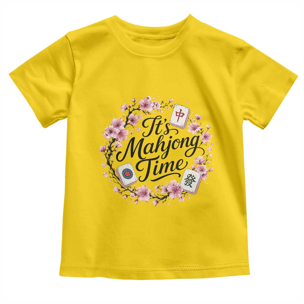 Mahjong Toddler T Shirt Floral Mah Jongg