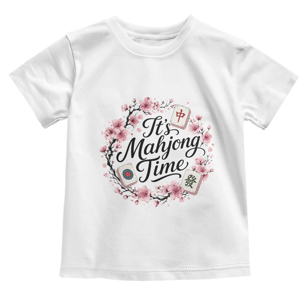 Mahjong Toddler T Shirt Floral Mah Jongg