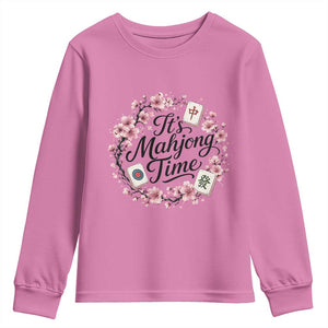 Mahjong Youth Sweatshirt Floral Mah Jongg