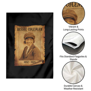 Bessie Coleman First African American Female Pilot Garden Flag Black History TS10 Print Your Wear