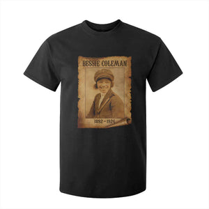 Bessie Coleman First African American Female Pilot T Shirt For Kid Black History TS10 Black Print Your Wear