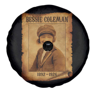 Bessie Coleman First African American Female Pilot Spare Tire Cover Black History TS10 Print Your Wear